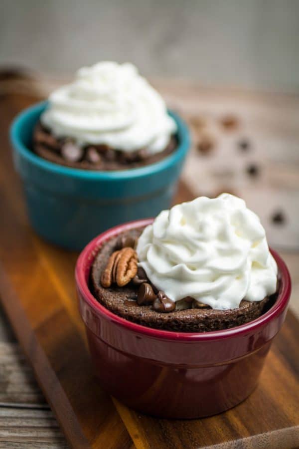 Gluten Free Chocolate Mug Cake • Dishing Delish