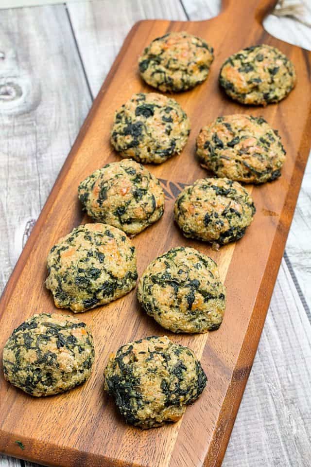 Best Ever Spinach Balls Appetizer • Dishing Delish