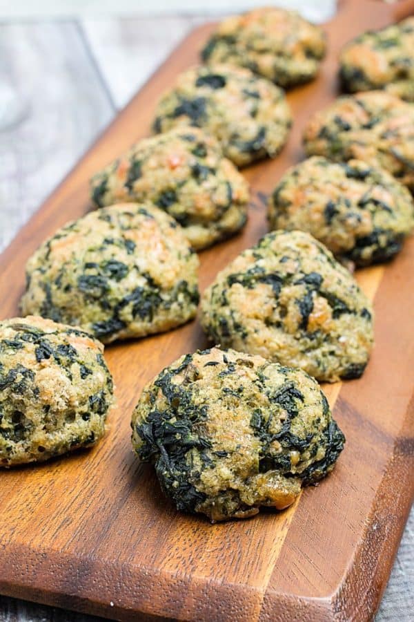 Best Ever Spinach Balls Appetizer Dishing Delish   Spinach Balls Appetizer Recipe 13 E1451920590624 600x900 