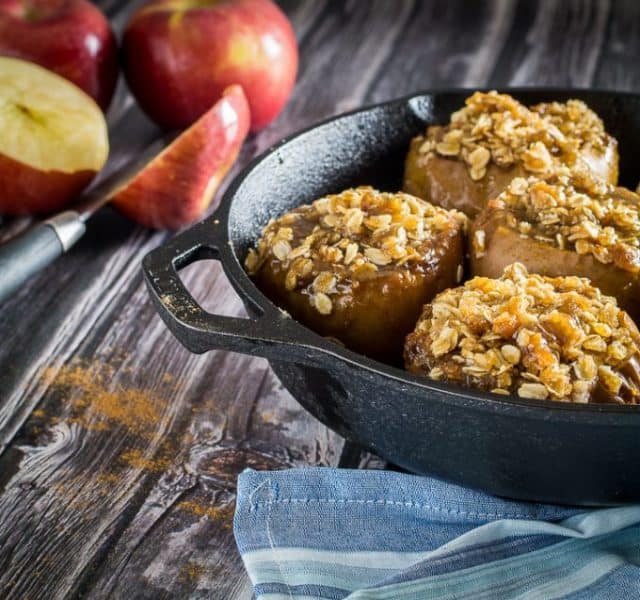 Cinnamon Baked Apples • Dishing Delish