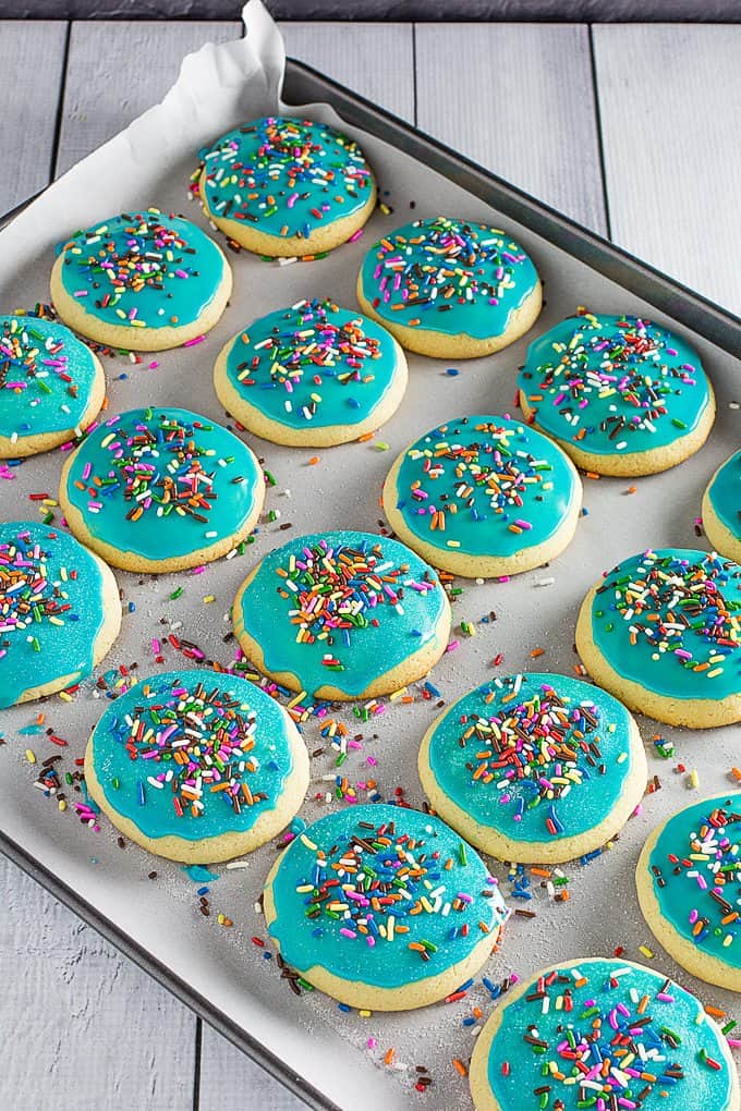 Gluten Free Sugar Cookies & Icing - Dishing Delish