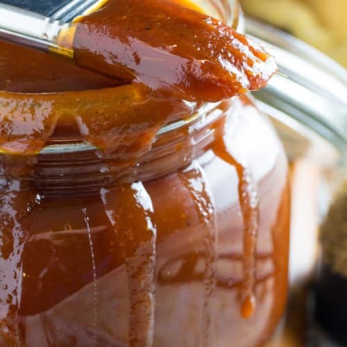 Homemade honey shop bbq sauce