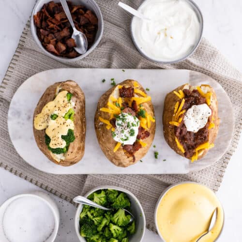 Inexpensive baked potato toppers - Eat Well Spend Smart