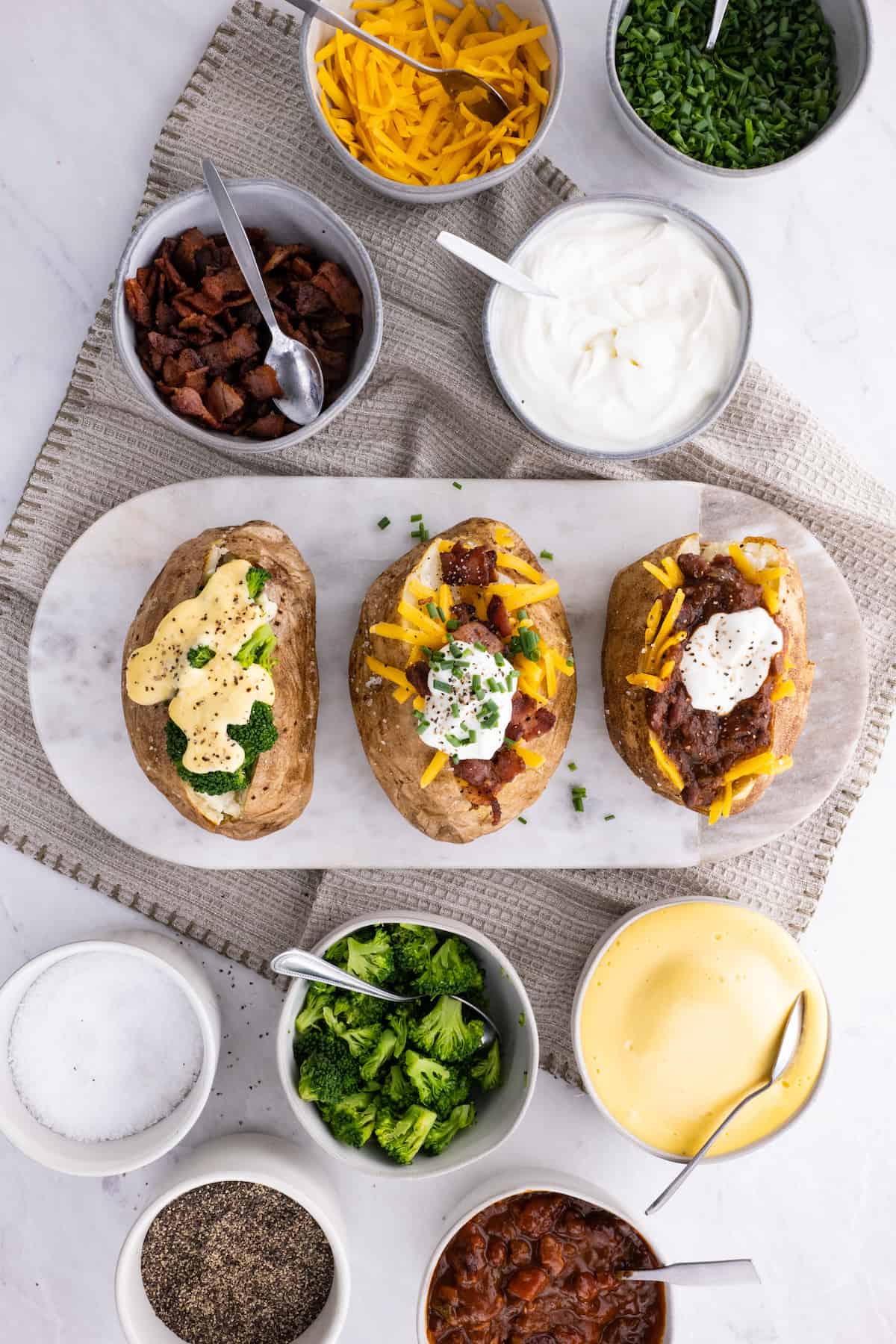 DIY Loaded Baked Potato Toppings for a Healthy Dinner 