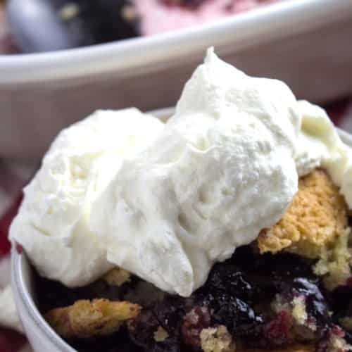 Cherry Cobbler Recipe (Gluten Free!) • Dishing Delish