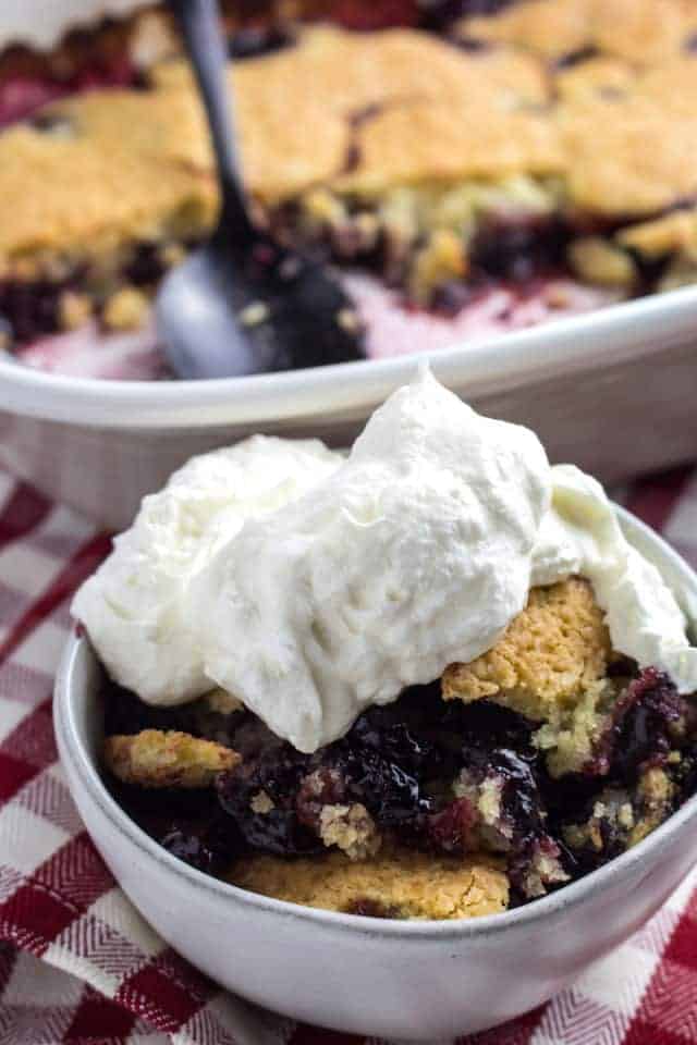 Cherry Cobbler Recipe (Gluten Free!) • Dishing Delish