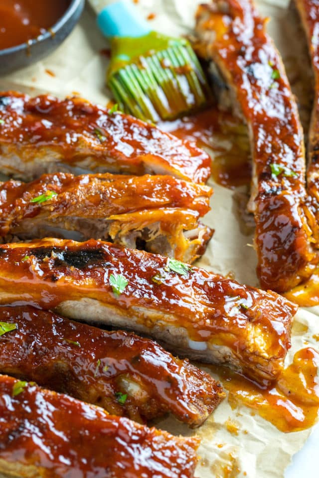 BBQ Instant Pot Ribs Recipe - Tender & Juicy! • Dishing Delish