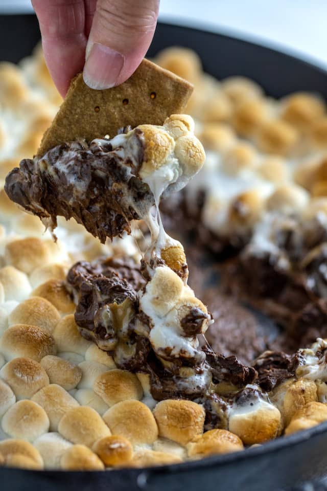 Peanut Butter SMores Dip Recipe Dishing Delish