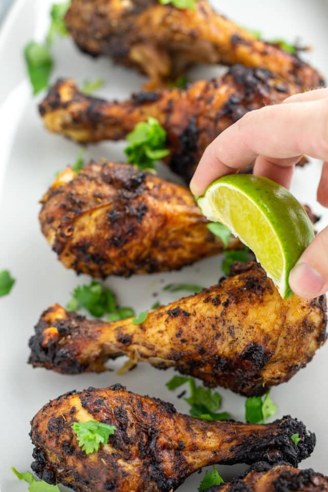 Grilled Chicken Drumsticks • Dishing Delish