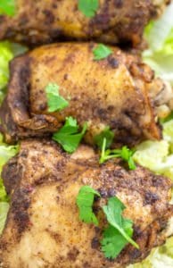 Instant Pot Chicken Thighs (Jerk Chicken Thighs) • Dishing Delish