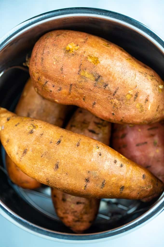 Instant Pot Sweet Potatoes • Dishing Delish