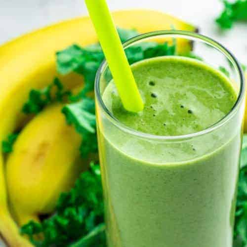 Kale Protein Smoothie Recipe • Dishing Delish