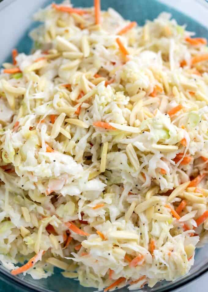 Creamy Coleslaw Dressing Recipe Southern & Homemade • Dishing Delish