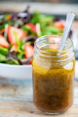 Homemade Poppy Seed Dressing • Dishing Delish