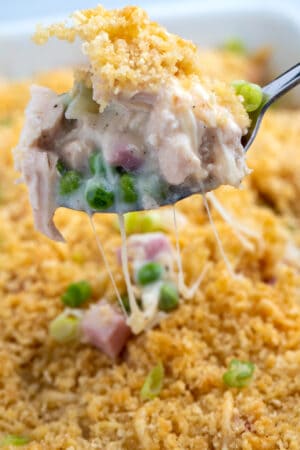 Chicken Cordon Bleu Casserole • Dishing Delish