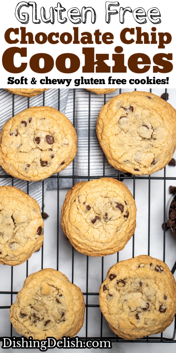 Chewy Gluten Free Chocolate Chip Cookies • Dishing Delish