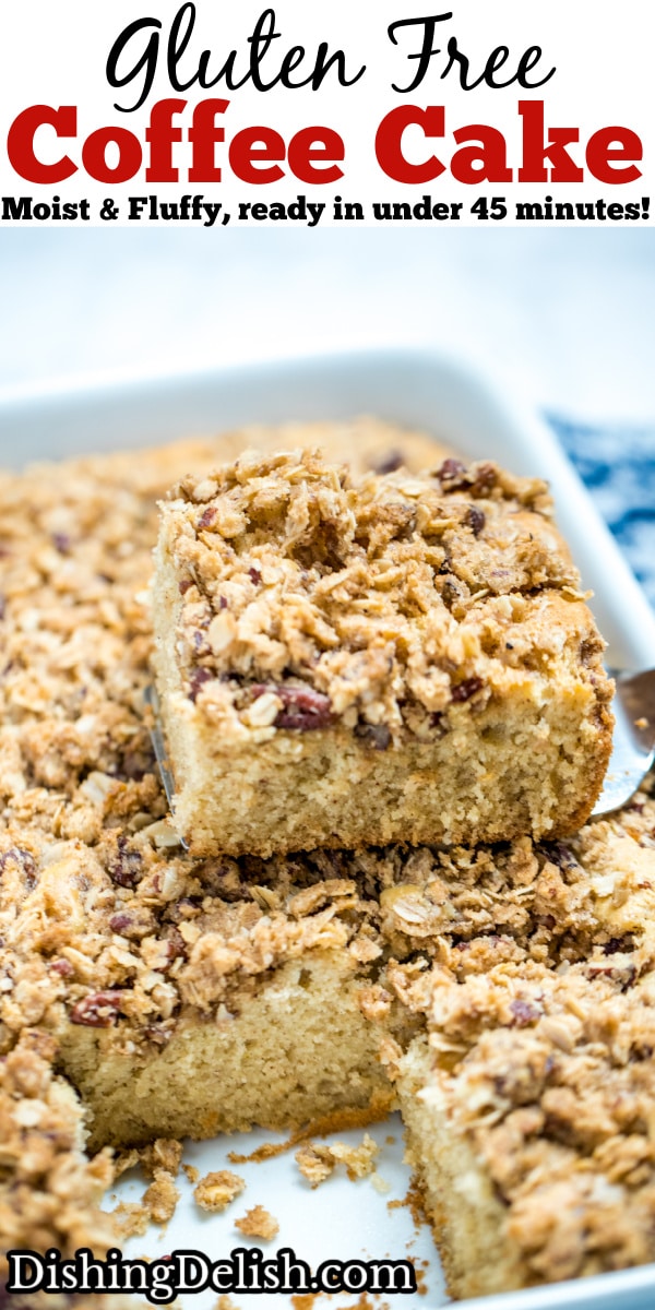 Easy Gluten Free Coffee Cake • Dishing Delish