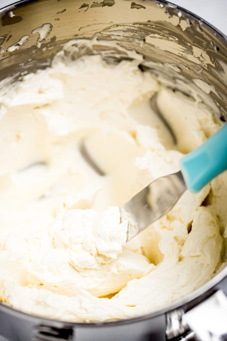 Easy Mascarpone Frosting • Dishing Delish