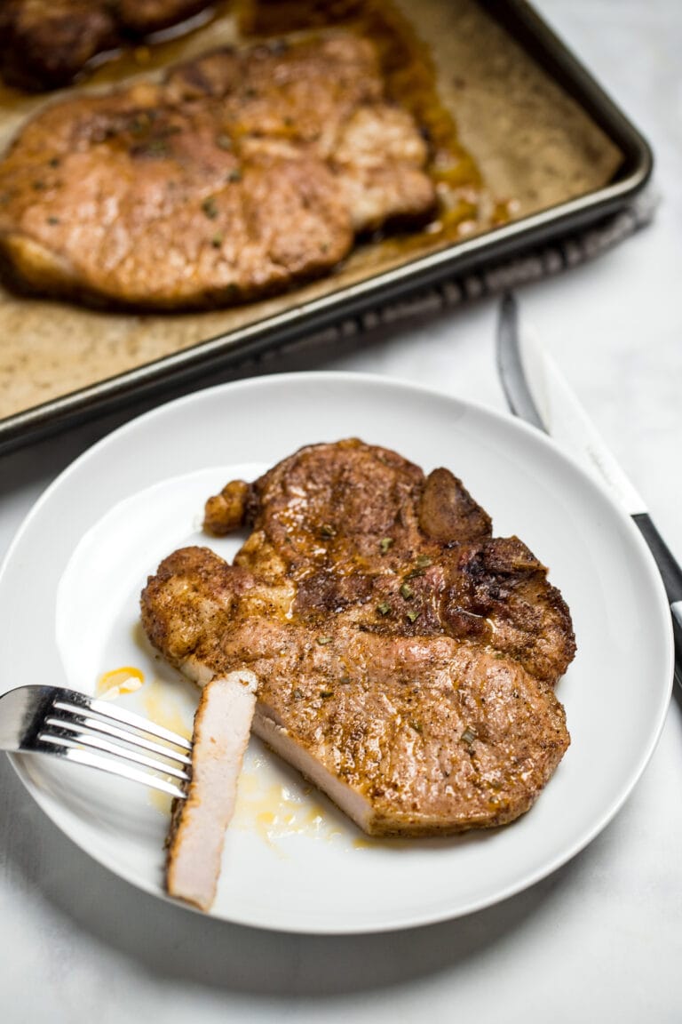 Marinated Pork Chops • Dishing Delish