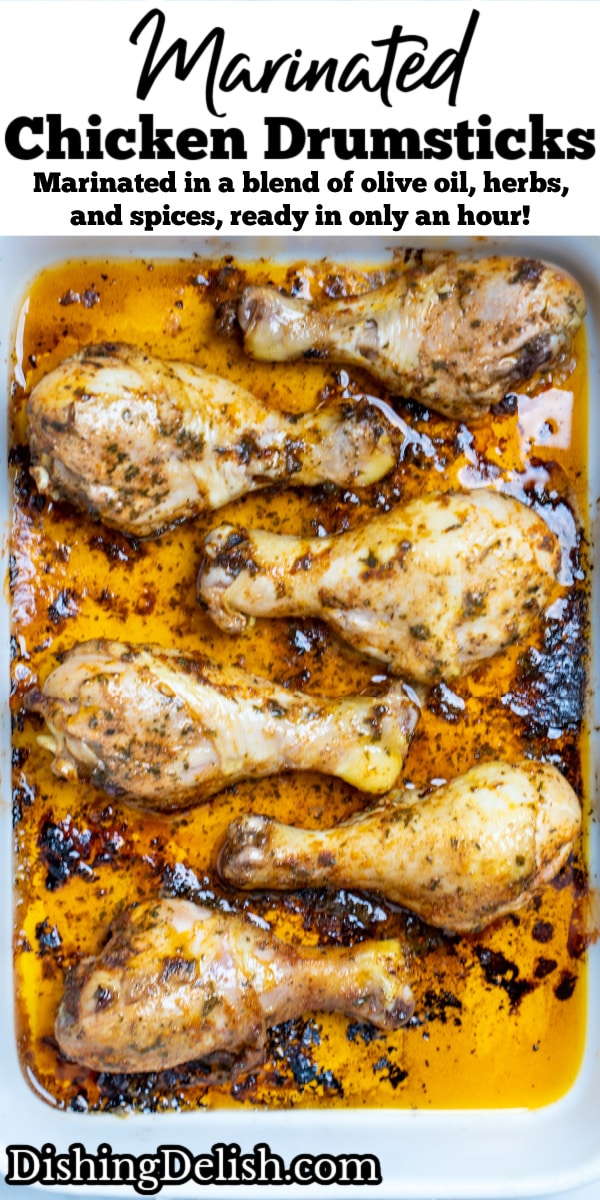 Marinated Chicken Drumsticks • Dishing Delish 