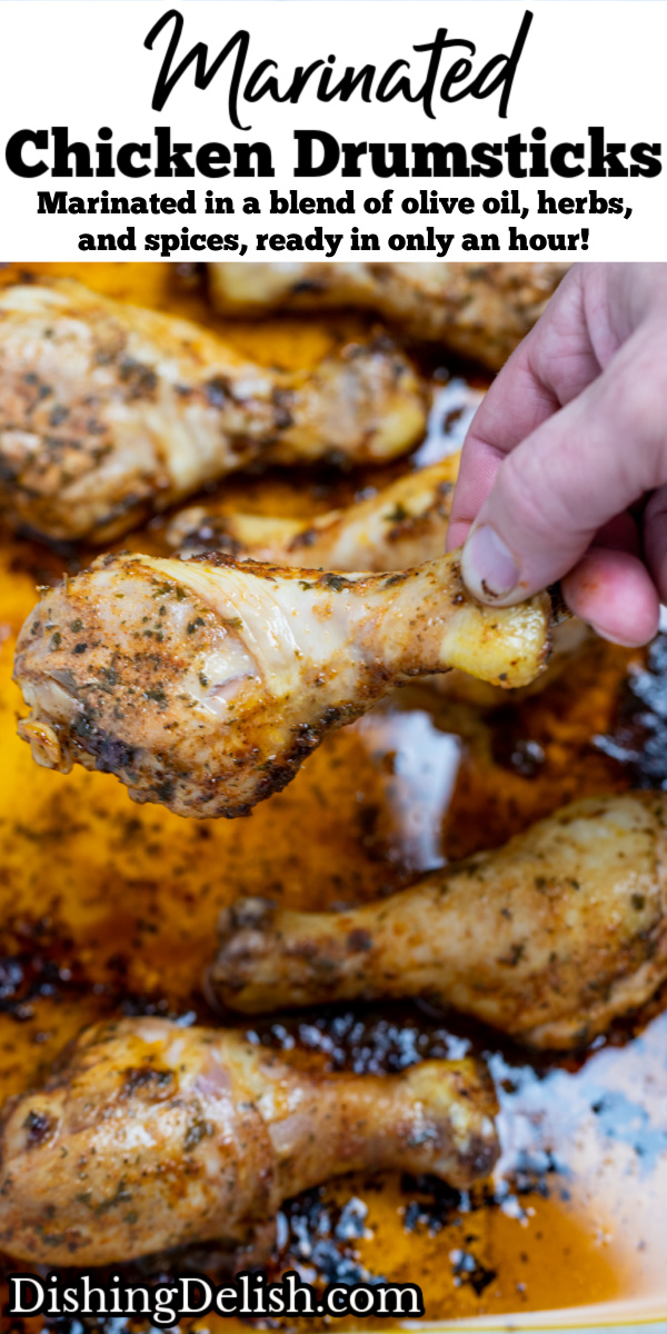 Marinated Chicken Drumsticks • Dishing Delish 