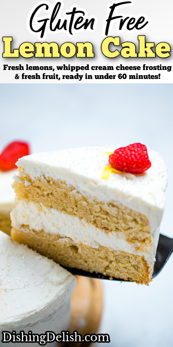 Gluten Free Lemon Cake • Dishing Delish