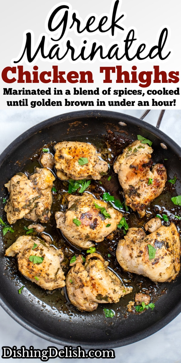 Greek Marinated Chicken Thighs • Dishing Delish 5162